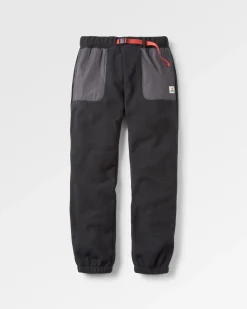 Offgrid recycelte Sherpa-Fleece-Jogginghose - Schwarz
