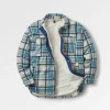 Orion recyceltes Polar-Fleece-Hemd - Haferflocken/Arktis-Karo