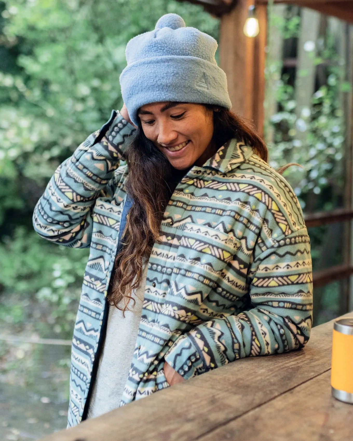 Orion recyceltes Polar-Fleece-Hemd - Berg Geo Arktis