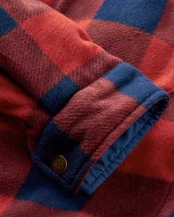 Orion recyceltes Polar-Fleece-Hemd - Roter Ocker Büffel