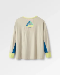 Pacifica recyceltes aktiv Langarmshirt - Birke meliert