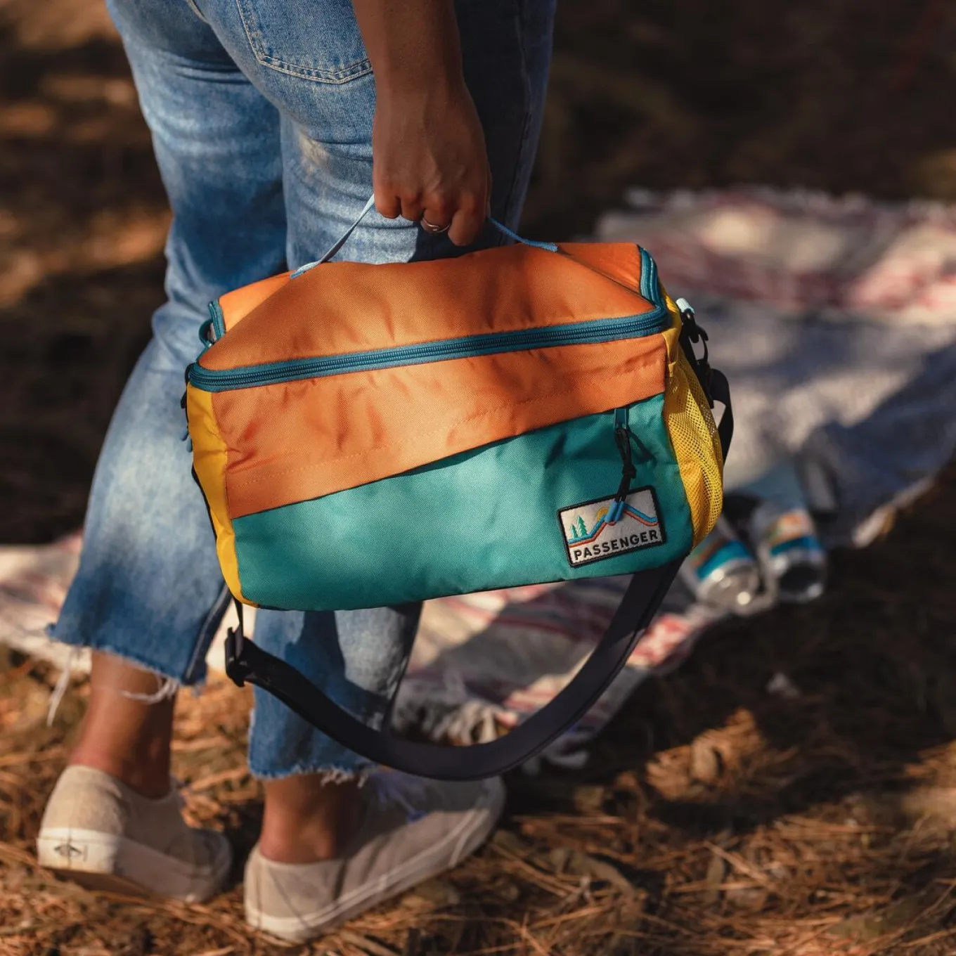 8-Pack Recycelte Kühltasche - Mehrfarbig