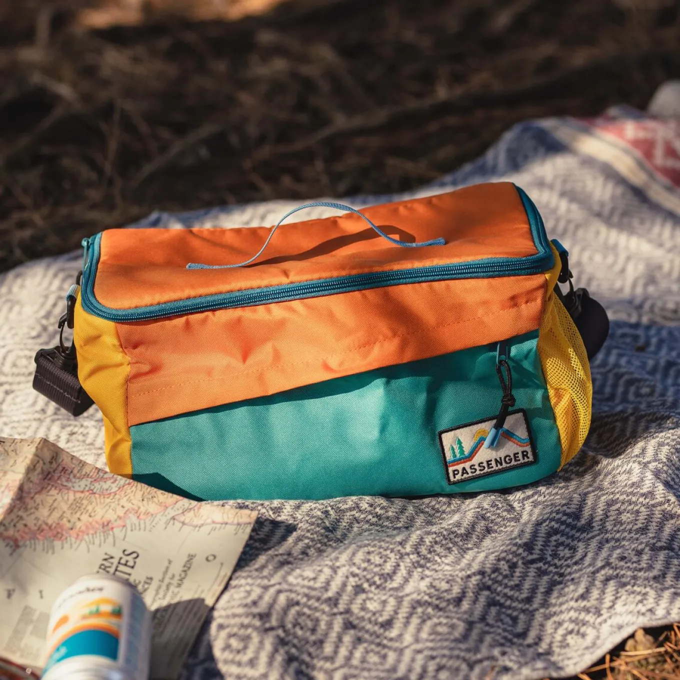 8-Pack Recycelte Kühltasche - Mehrfarbig