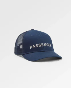 Passenger recycelte Baumwoll-Trucker-Kappe - Tiefes Marineblau