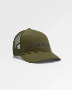 Passenger recycelte Baumwoll-Trucker-Kappe - Khaki