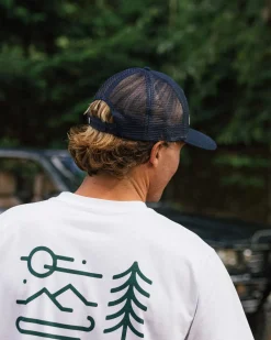 Passenger recycelte Baumwoll-Trucker-Kappe - Tiefes Marineblau