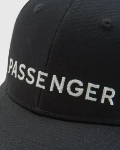 Passenger recycelte Baumwoll-Trucker-Kappe - Schwarz