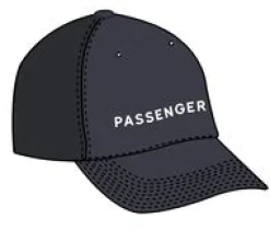 Passenger recycelte Baumwoll-Trucker-Kappe - Schwarz