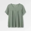 Petal Top - Pistazie
