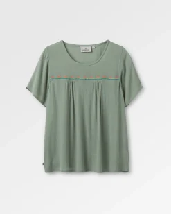 Petal Top - Pistazie