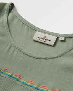 Petal Top - Pistazie