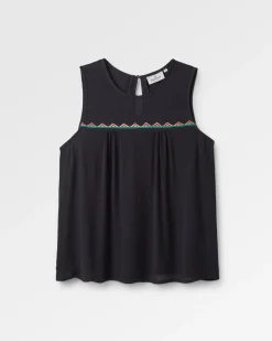 Petal Top - Schwarz