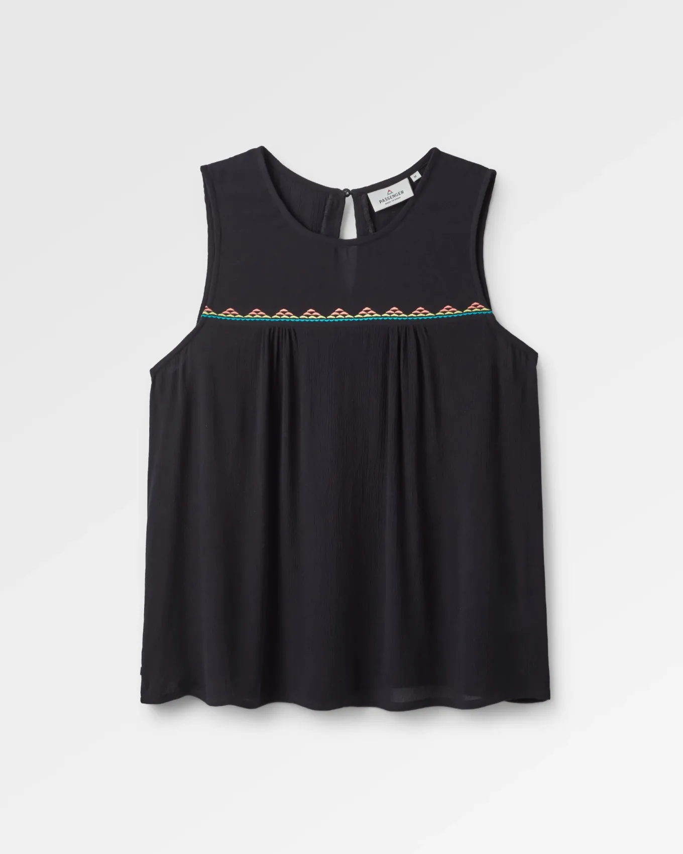 Petal Top - Schwarz