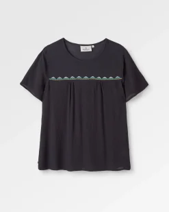 Petal Top - Schwarz