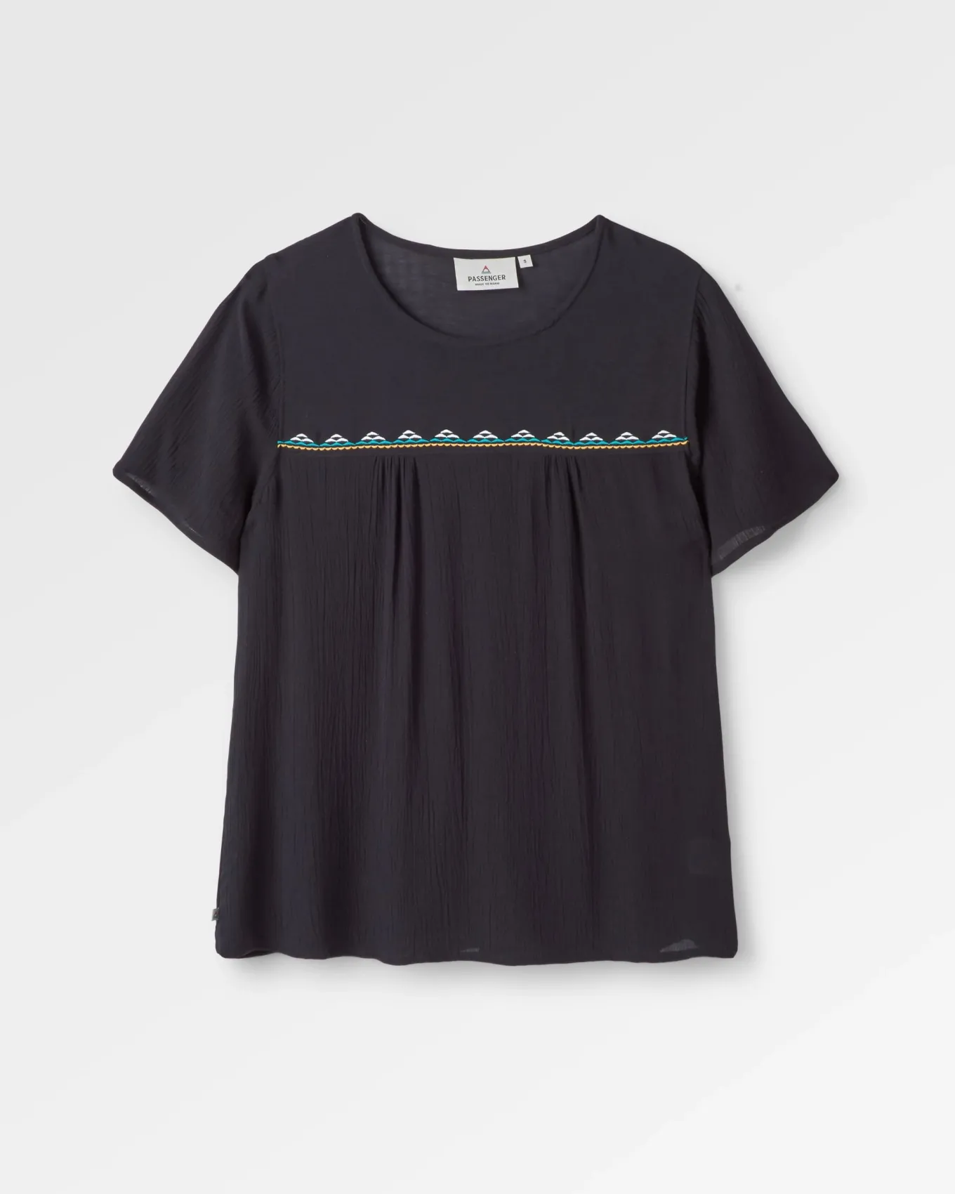 Petal Top - Schwarz