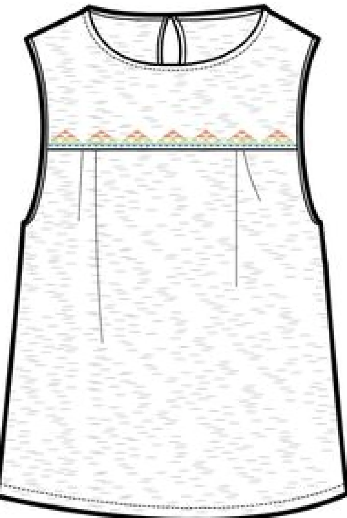 Petal Top - Weiß