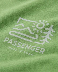Phoenix Recyceltes Baumwoll Sweatshirt Oversized - Birnengrün