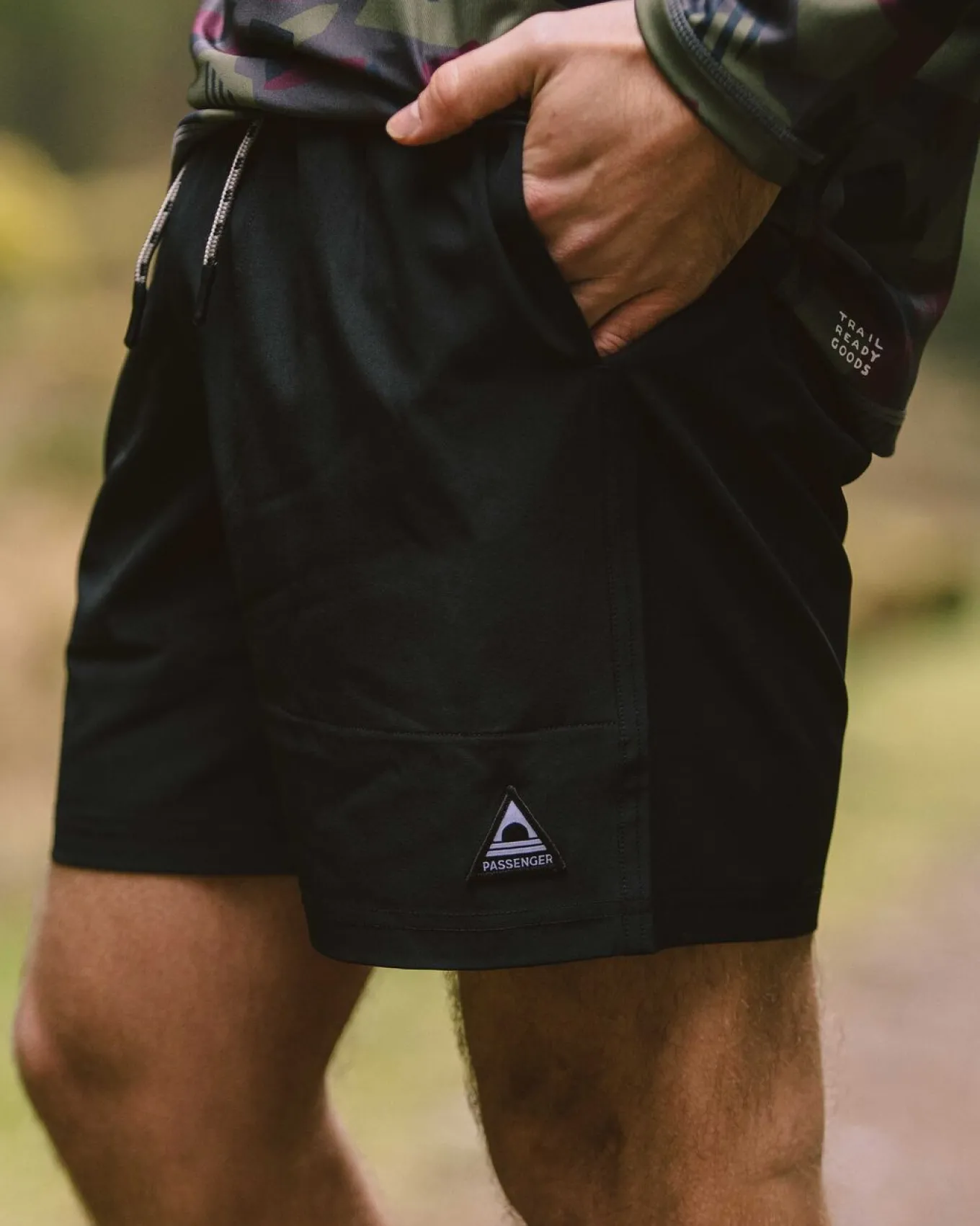 Porto recycelte Allzweck-Badehose - Schwarz