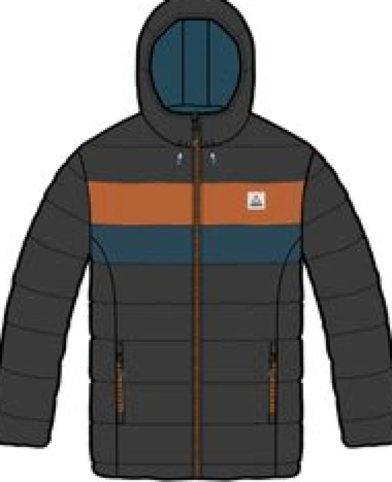 Pow 2.0 Isolierte Jacke - Holzkohle