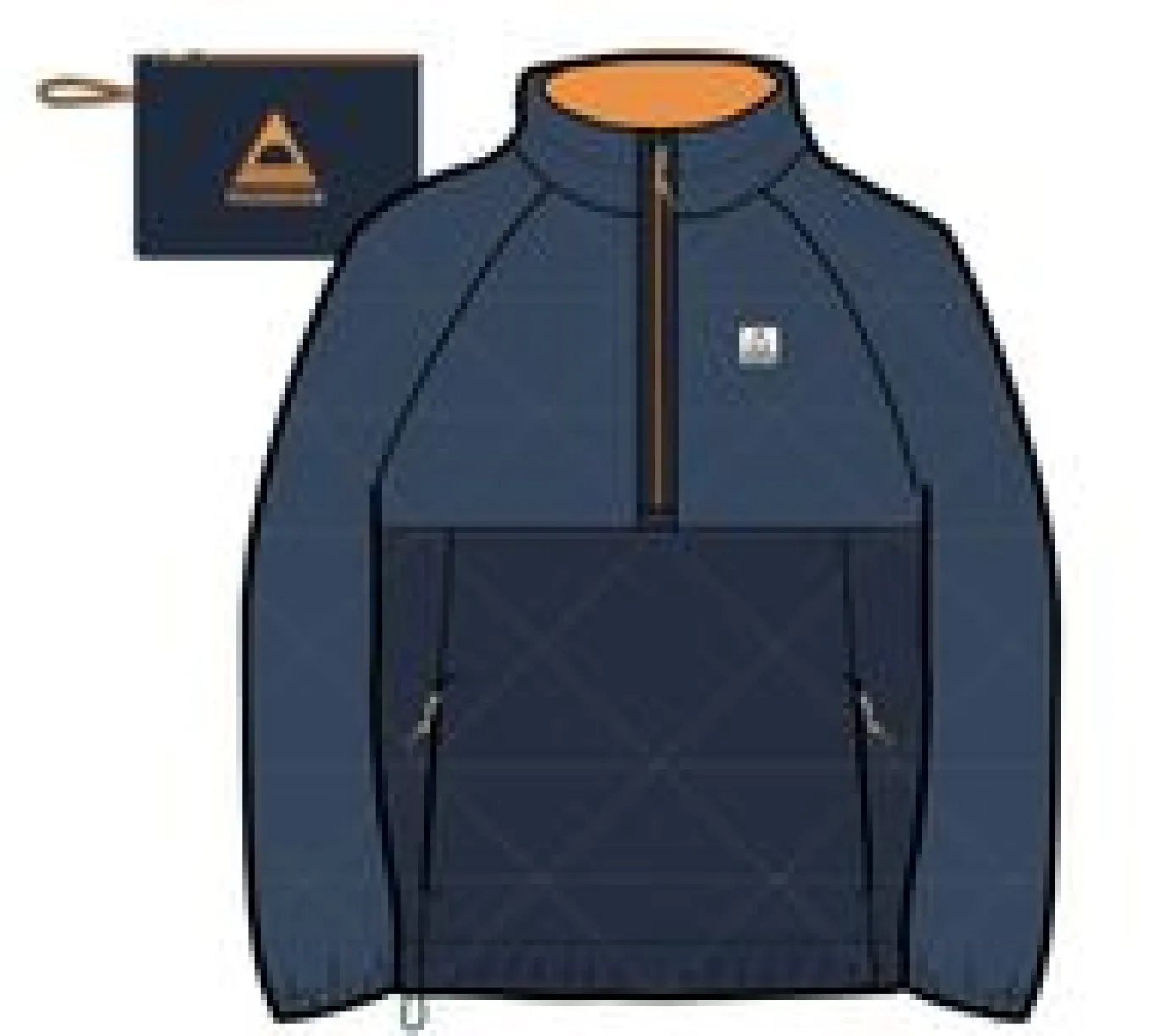 Pursue recycelte 2.0 isolierte Jacke - Dunkler Denim