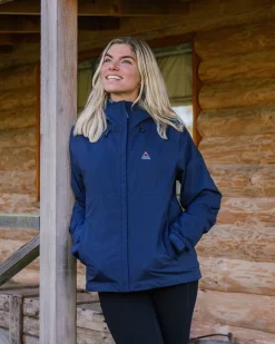 Rainstorm recycelte wasserdichte Jacke - Tiefes Marineblau