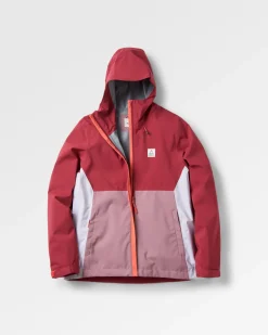 Rainstorm recycelte wasserdichte Jacke - Waldbeere/Beere