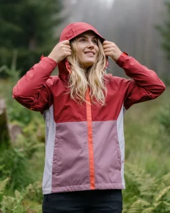 Rainstorm recycelte wasserdichte Jacke - Waldbeere/Beere