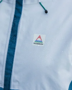 Rainstorm recycelte wasserdichte Jacke - Grau Blau/Blaustahl