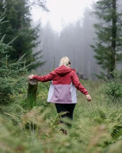 Rainstorm recycelte wasserdichte Jacke - Waldbeere/Beere
