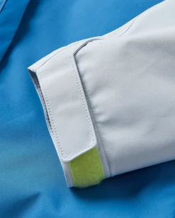 Rainstorm recycelte wasserdichte Jacke - Grau Blau/Blaustahl
