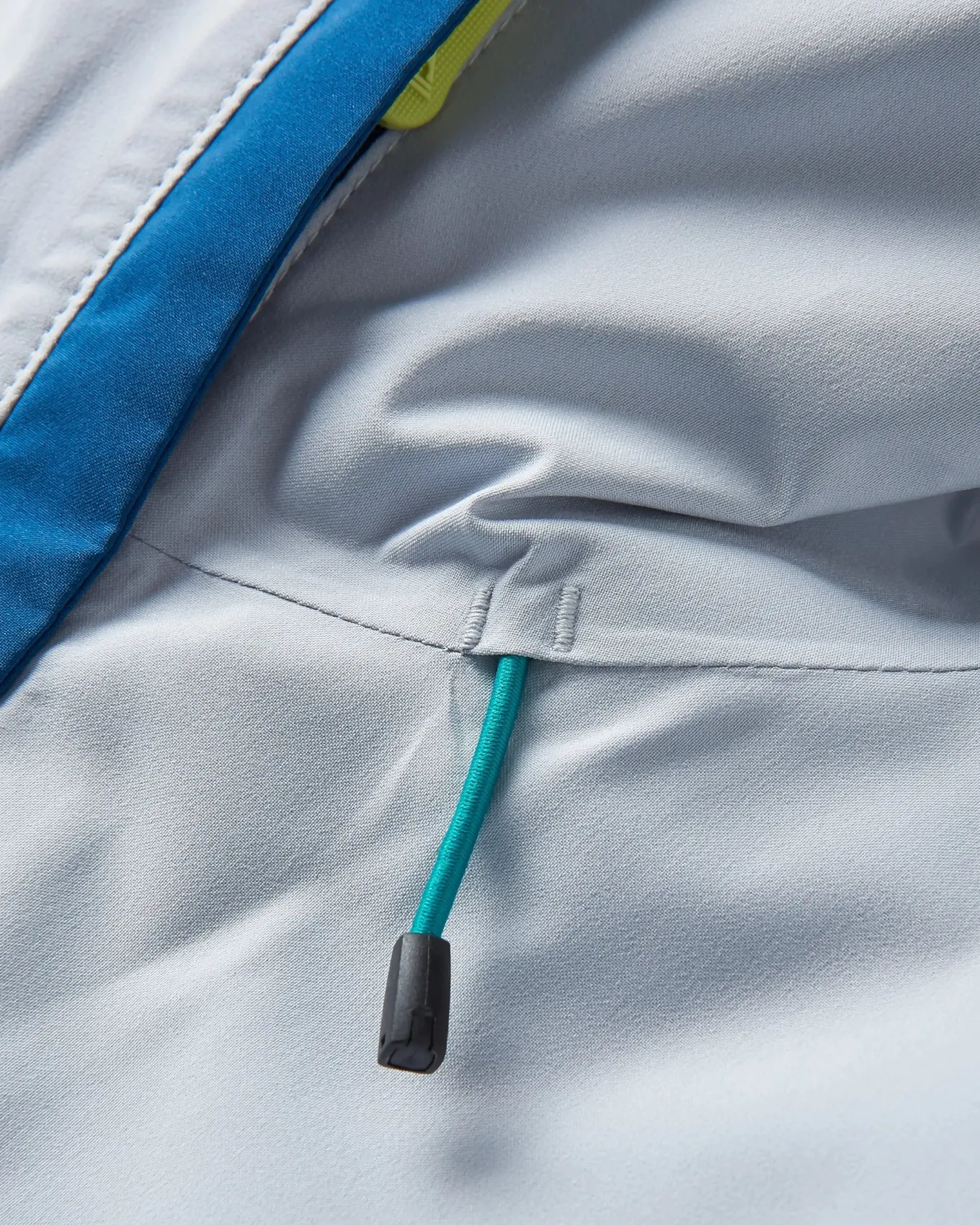 Rainstorm recycelte wasserdichte Jacke - Grau Blau/Blaustahl