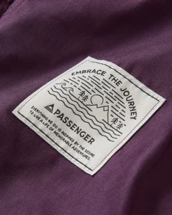 Rappel Recyceltes Sherpa Oversized Hemd - Tief Pflaume