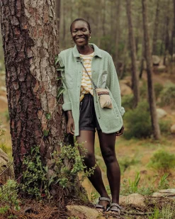 Rappel Recyceltes Sherpa Oversized Hemd - Pistazie
