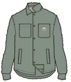 Rappel Recyceltes Sherpa Oversized Hemd - Pistazie