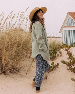 Rappel Recyceltes Sherpa Oversized Hemd - Pistazie