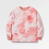 Rediscover Bio-Baulwoll Sweatshirt - Batike Muschelrosa