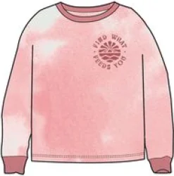 Rediscover Bio-Baulwoll Sweatshirt - Batike Muschelrosa