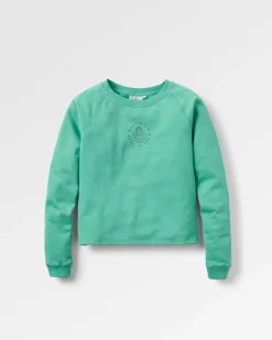 Remote Sweatshirt aus recycelter Baumwolle - Grüne Fichte
