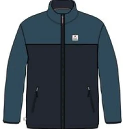 Ridge 2.0 Full Zip Recyceltes Polar-Fleece - Gezeitenblau/Sattes Marineblau