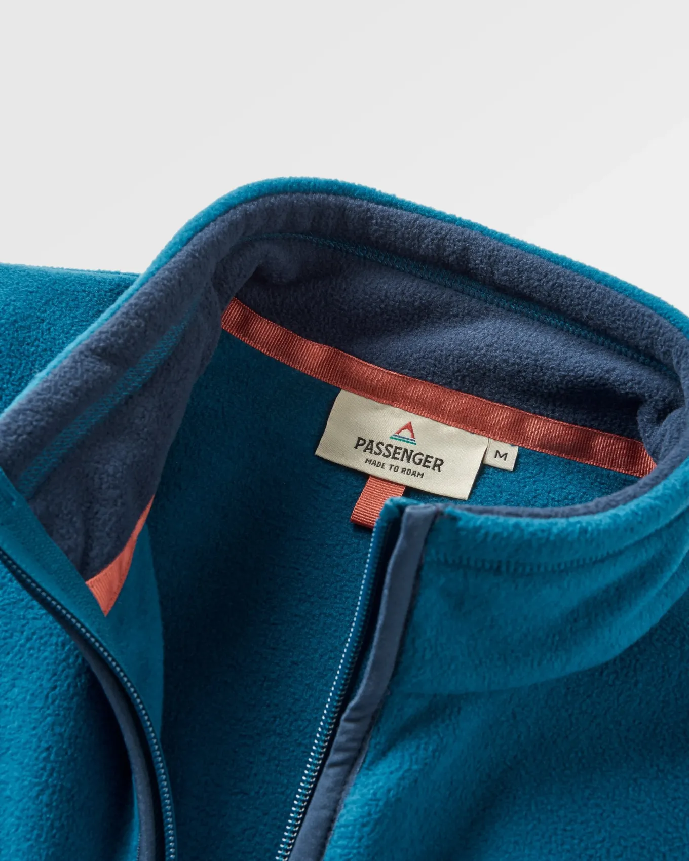 Ridge 2.0 Full Zip Recyceltes Polar-Fleece - Gezeitenblau/Sattes Marineblau