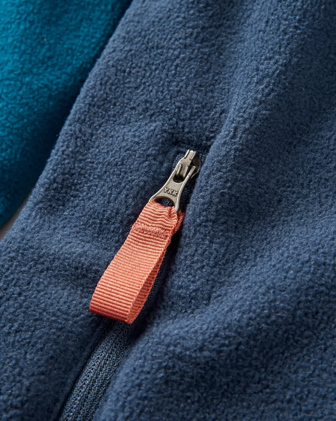 Ridge 2.0 Full Zip Recyceltes Polar-Fleece - Gezeitenblau/Sattes Marineblau