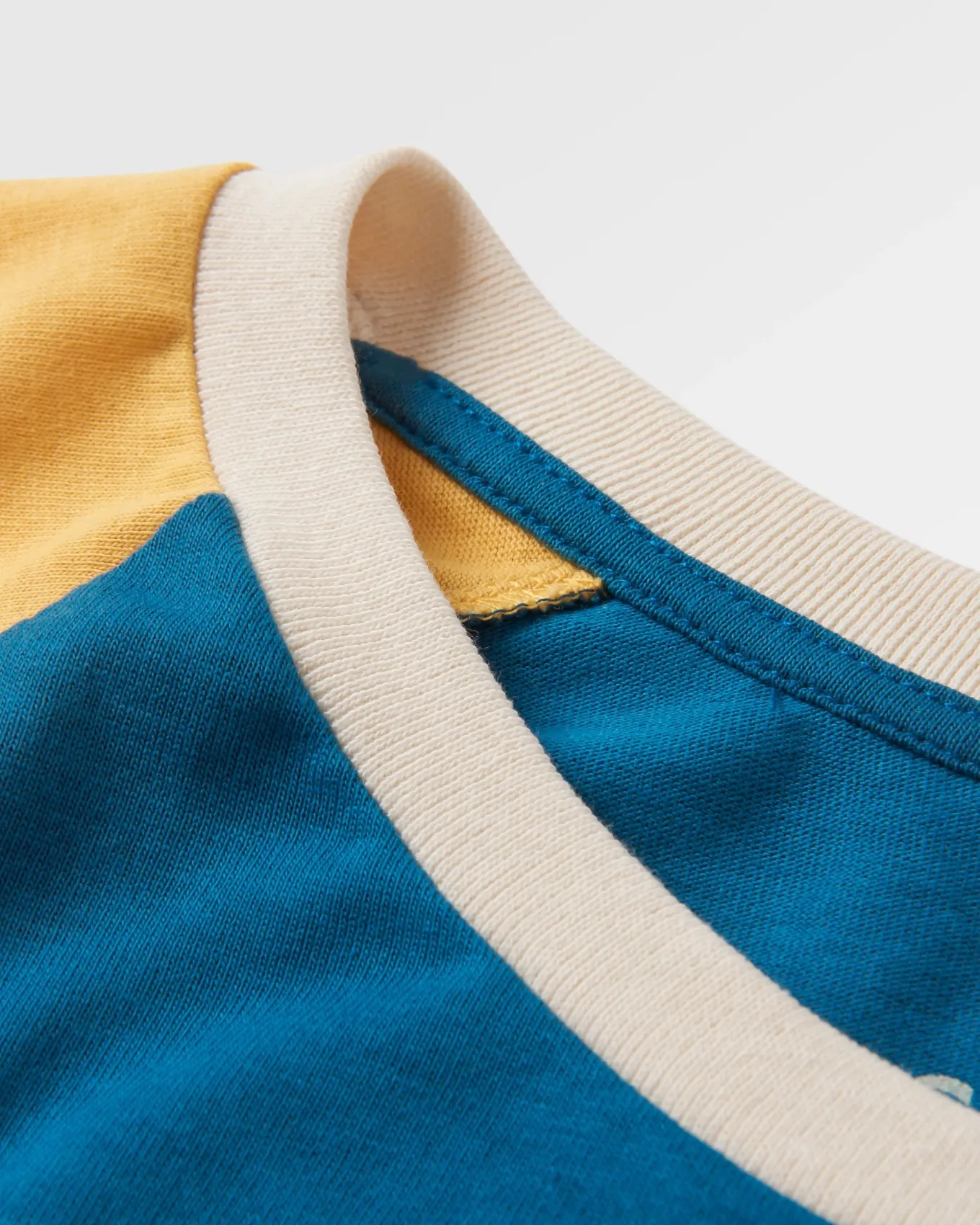 Riser 2.0 recyceltes Baumwoll-Langarmshirt - Blaue Koralle