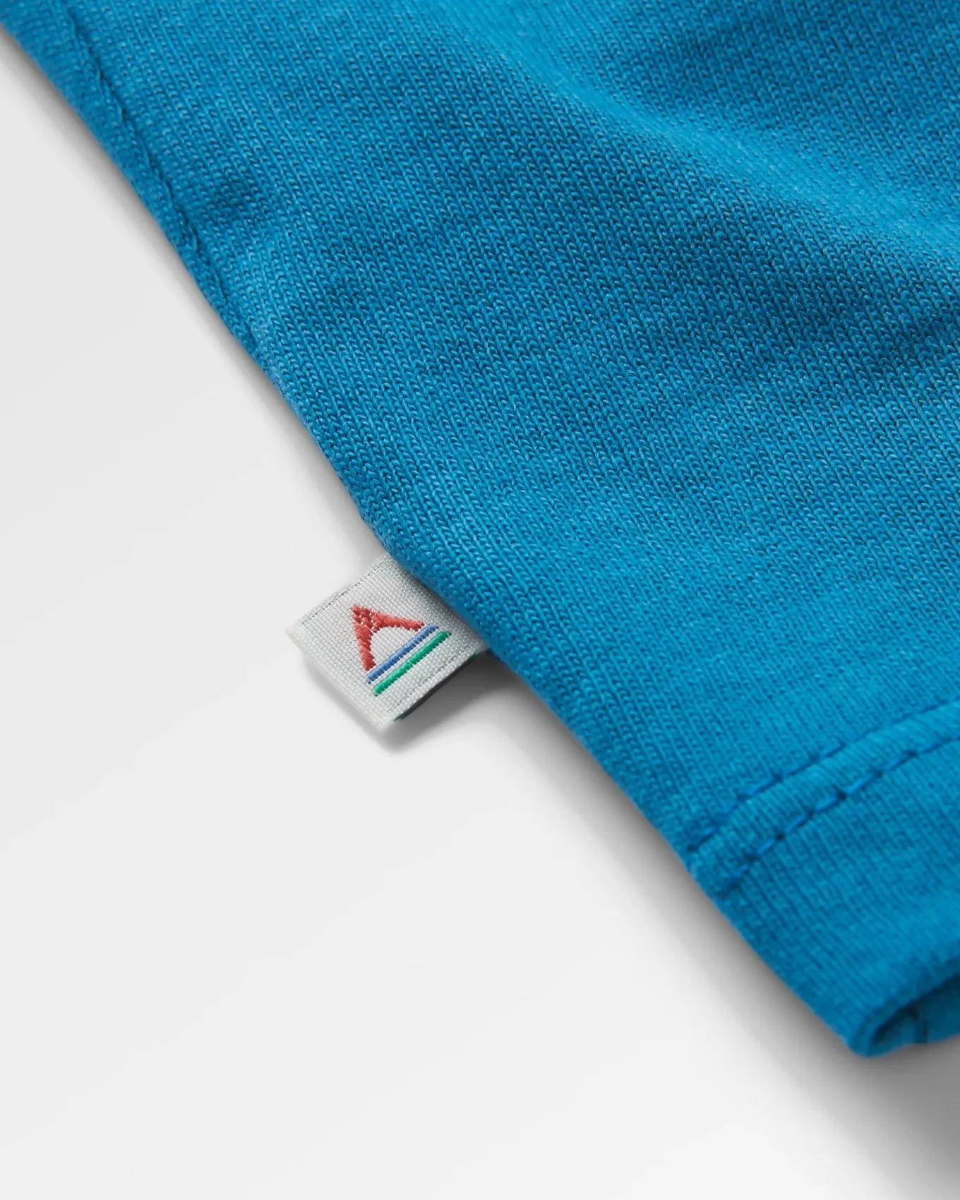 Riser 2.0 recyceltes Baumwoll-Langarmshirt - Blaue Koralle