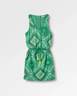 Rivergate recyceltes Baumwollkleid - Sonnige Grüne Fichte