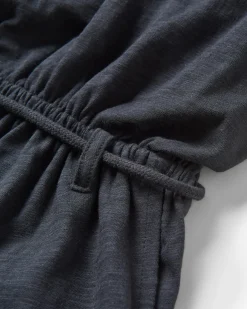 Rivergate recyceltes Baumwollkleid - Schwarz