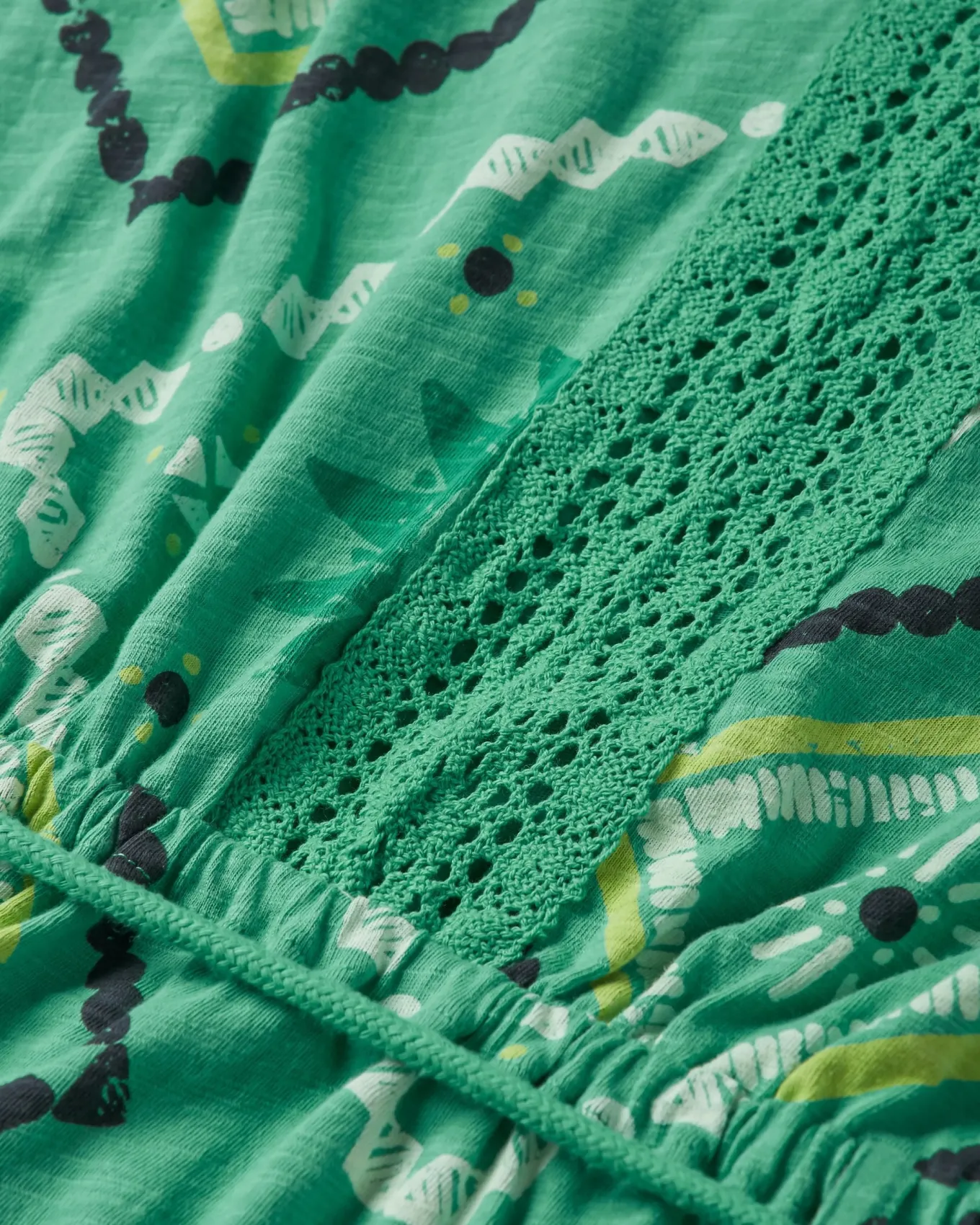 Rivergate recyceltes Baumwollkleid - Sonnige Grüne Fichte