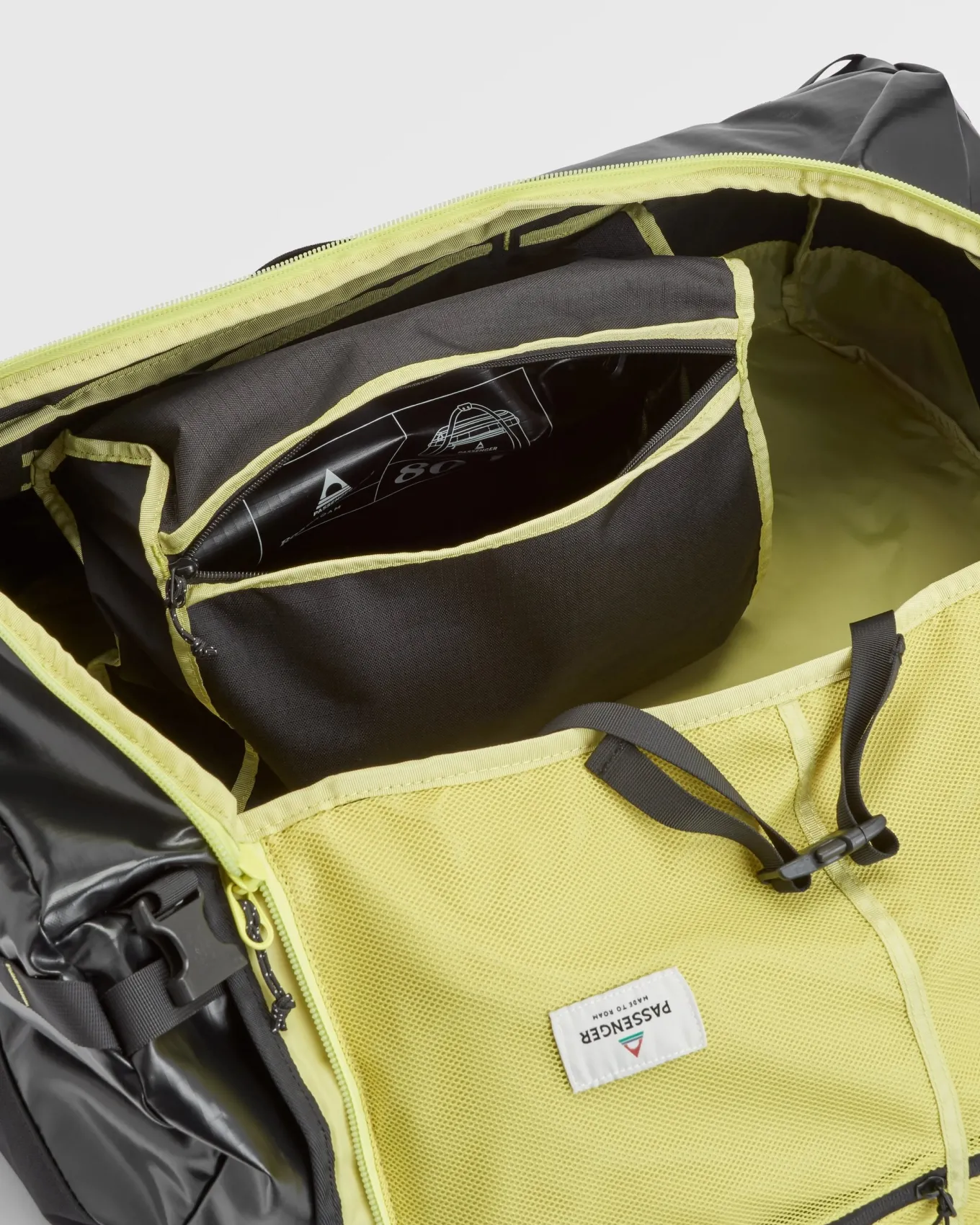 Roamer Recycelte 80L Reisetasche - Schwarz