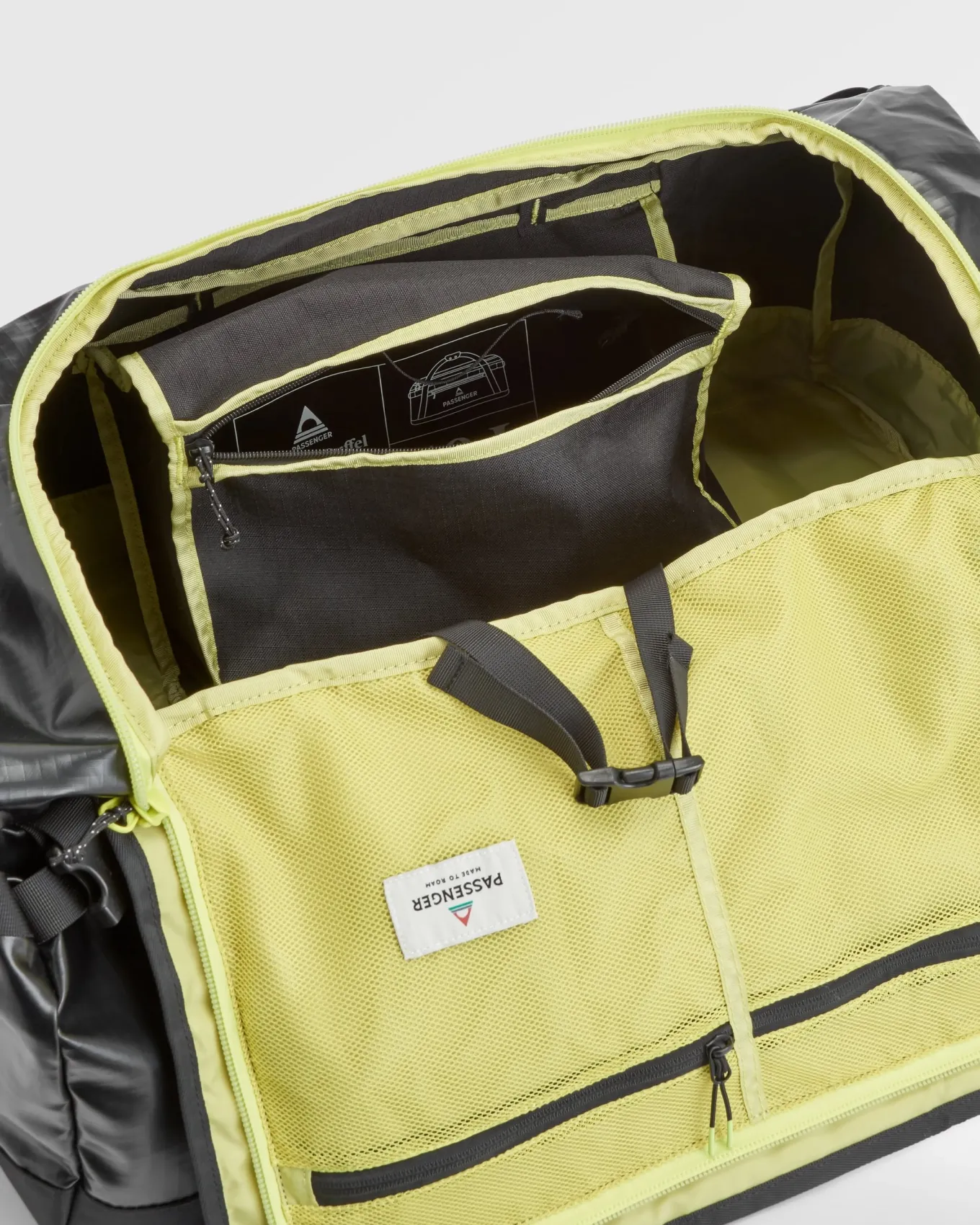 Roamer Recycelte 60L Reisetasche - Schwarz