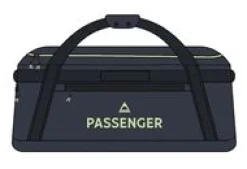 Roamer Recycelte 40L Reisetasche - Schwarz