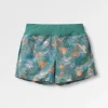 Roundtrip Recycelte Allzweck-Trail-Shorts - Palm Camo Tiefsee